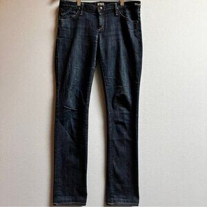 Gold Sign Misfit slim straight low rise denim jean Sz 28